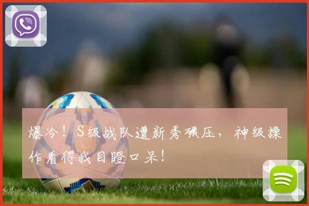 爆冷！S级战队遭新秀碾压，神级操作看得我目瞪口呆！